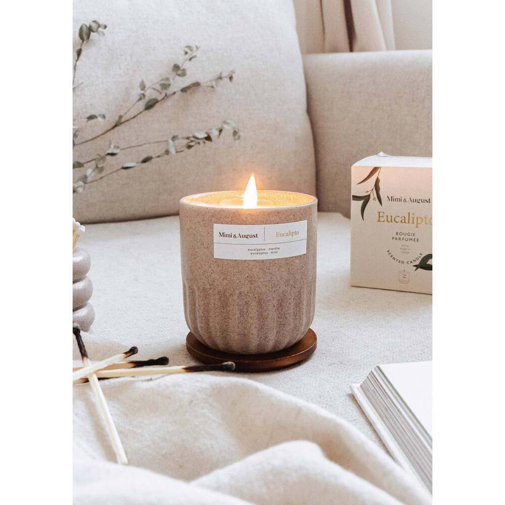 Eucalipto reusable candle